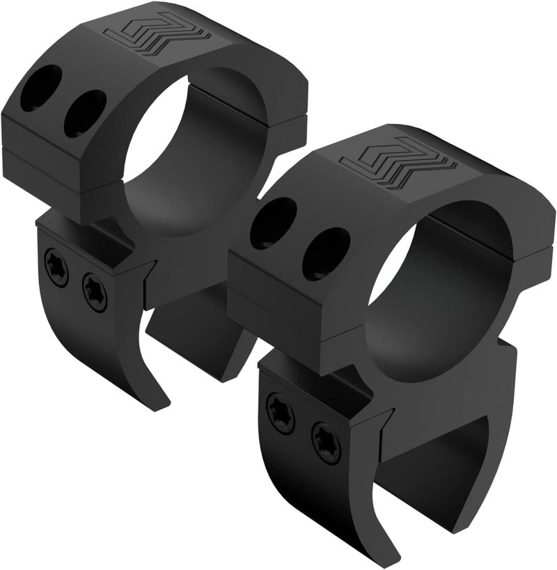 Monstrum Store Dovetail (11 mm / 3/8 inch) Scope Rings V2 | High Profile with See-Through Base | 1 inch Diameter - Image 1
